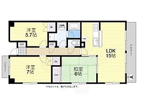 つつじヶ丘エクセルハイツ3  ｜ 東京都調布市西つつじケ丘３丁目（賃貸マンション3LDK・4階・72.88㎡） その2