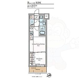 間取図画像 1LDK