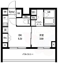 セジョリ高井戸 1DKの間取図画像
