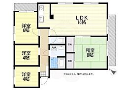 ケーワイヒルズ 4LDKの間取図画像