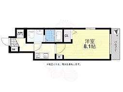 アイル上北沢 1Kの間取図画像