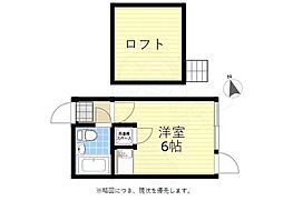 ライフピアウェイブ上高井戸 ワンルームの間取図画像