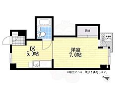セラグリオ烏山 1DKの間取図画像