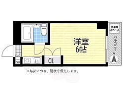ハイムピア8 ワンルームの間取図画像