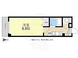 メゾン樹 1Kの間取図画像
