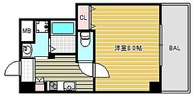 ラ・フォンテ松屋町  ｜ 大阪府大阪市中央区瓦屋町２丁目16-14（賃貸マンション1K・6階・24.80㎡） その2