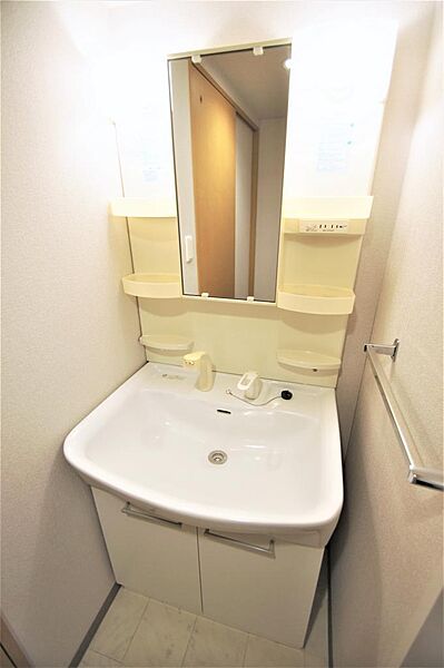 画像17:洗面所には人気のシャワー付き洗面化粧台があります。身だしなみを整える際に便利です。