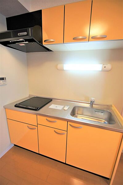画像12:調理スペースが広く収納スペースも充実したシステムキッチンです。