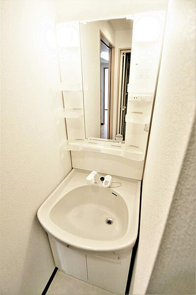 画像16:シャワー付洗面化粧台は人気の設備です。