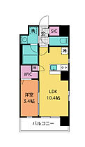 シーズンフラッツSENDAI EAST  ｜ 宮城県仙台市宮城野区鉄砲町西1-17（賃貸マンション1LDK・9階・34.26㎡） その2