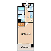 宮城県仙台市宮城野区鉄砲町中（賃貸マンション1K・9階・26.86㎡） その2