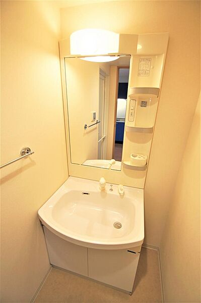 画像18:人気のシャワー付き洗面化粧台があり身支度を整える際に便利です。
