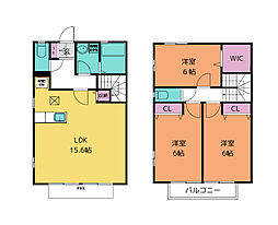 ノエルガーデン 3LDKの間取図画像