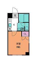 サンホープ7 1Kの間取図画像