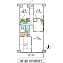 間取図画像 2SLDK