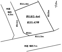 石岡市石岡 土地