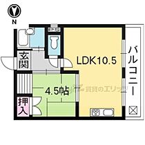 リヴピア橋 205 ｜ 京都府京都市北区鷹峯土天井町（賃貸マンション1LDK・2階・34.83㎡） その2