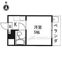 京都府京都市左京区田中大久保町（賃貸マンション1K・2階・16.50㎡） その2