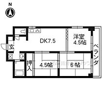 京都府京都市左京区一乗寺赤ノ宮町（賃貸マンション3LDK・4階・52.20㎡） その2