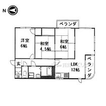 京都府京都市左京区一乗寺東浦町（賃貸マンション3LDK・2階・64.00㎡） その2