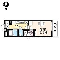 京都府京都市北区紫野北舟岡町（賃貸マンション1K・1階・19.87㎡） その2