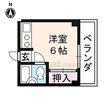 京都府京都市左京区一乗寺樋ノ口町（賃貸マンション1K・2階・14.80㎡） その2