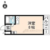 京都府京都市北区衣笠赤阪町（賃貸マンション1R・1階・18.63㎡） その1