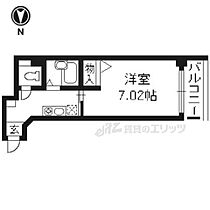 京都府京都市北区小山北大野町（賃貸マンション1K・4階・22.00㎡） その2