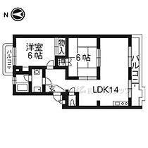 シャルム80 4-E ｜ 京都府京都市北区大宮開町（賃貸マンション2LDK・4階・57.01㎡） その2