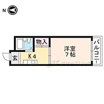 インターバル11 203 ｜ 京都府京都市左京区一乗寺東閉川原町（賃貸マンション1K・2階・18.00㎡） その1