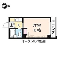 ハウス今出川 4-B ｜ 京都府京都市上京区三芳町（賃貸マンション1K・4階・15.00㎡） その2