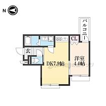 京都府京都市左京区吉田牛ノ宮町（賃貸アパート1LDK・3階・27.70㎡） その2