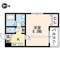 京都府京都市北区紫野東野町（賃貸マンション1K・3階・28.67㎡） その1