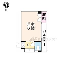 アヴェニール佐藤 1Kの間取図画像