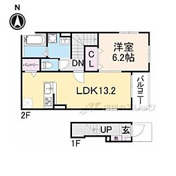 ベラヴィータ日暮 1LDKの間取図画像