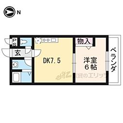 ラッフィナート 1DKの間取図画像