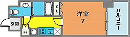 アプリーレ神戸元町 1Kの間取図画像