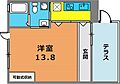 ラ・ウェゾン北野2階6.6万円