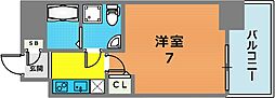 セレニテ神戸西クレア 1Kの間取図画像