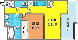 古満ゲボイデ 1LDKの間取図画像