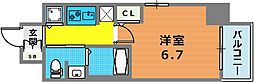 アドバンス新大阪6ビオラ 1Kの間取図画像