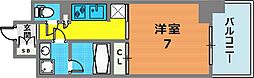 アーバネックスみなと元町 1Kの間取図画像