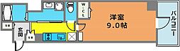 MAISHIN神戸三宮EAST 1Kの間取図画像