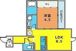 セジュール下山手通 2階