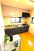 大きなキッチンでお料理が捗ります◎