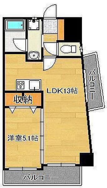 THE SQUARE Suite Residence ｜福岡県北九州市小倉北区大田町(賃貸マンション1LDK・3階・40.71㎡)の写真 その2