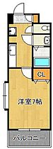 HAMIEL KOKURA  ｜ 福岡県北九州市小倉北区中津口1丁目（賃貸マンション1K・8階・24.94㎡） その2