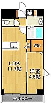 レジェンド紺屋町II  ｜ 福岡県北九州市小倉北区紺屋町（賃貸マンション1LDK・4階・40.01㎡） その2