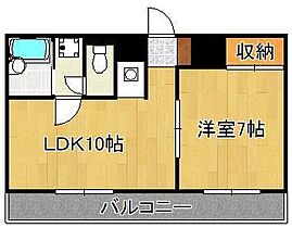 小林ビル  ｜ 福岡県北九州市小倉北区京町1丁目（賃貸マンション1LDK・4階・33.21㎡） その2