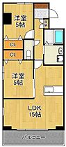 Studie小文字通り  ｜ 福岡県北九州市小倉北区砂津1丁目（賃貸マンション2LDK・6階・59.18㎡） その2